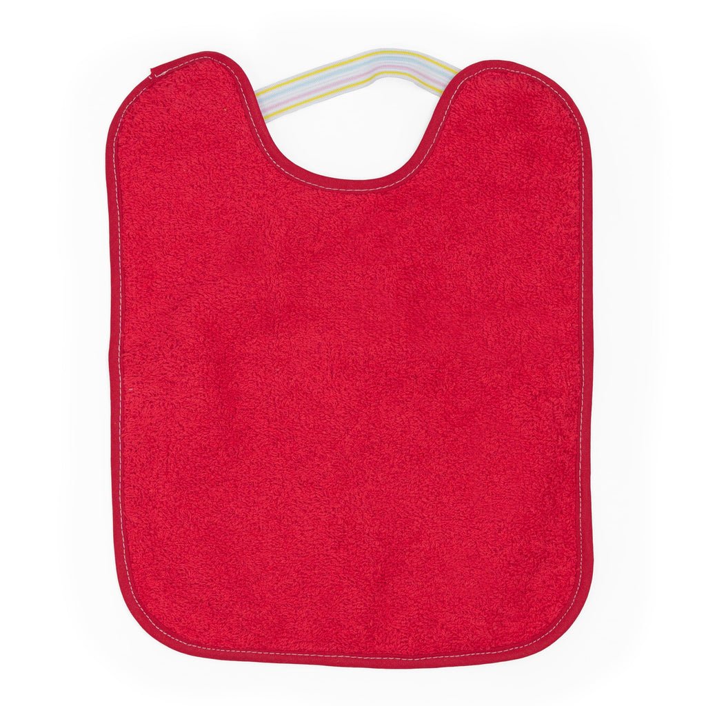 Ti TIN Pack 4 Baberos Bebé Impermeables 31x24 cm, 6-12 Meses | 90% Rizo Algodón Suave y Absorvente, Ideal Guardería, Ajustable con Goma Elástica, Lavadora y Secadora